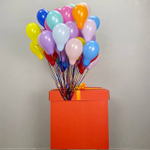Box с разноцветными шарами