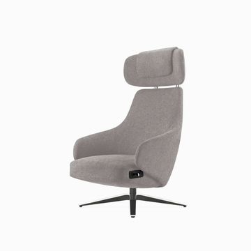 Офисное кресло Doha серая ткань