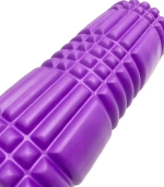 Ролик массажный для йоги MARK19 Yoga Circular 33x14 см фиолетовый