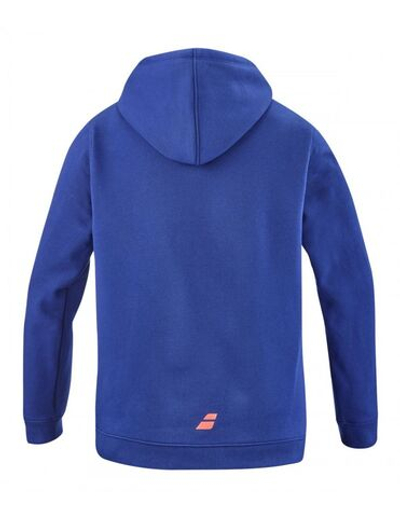Кофта для мальчика теннисная Babolat Exercise Hood Sweat Jr - estate blue