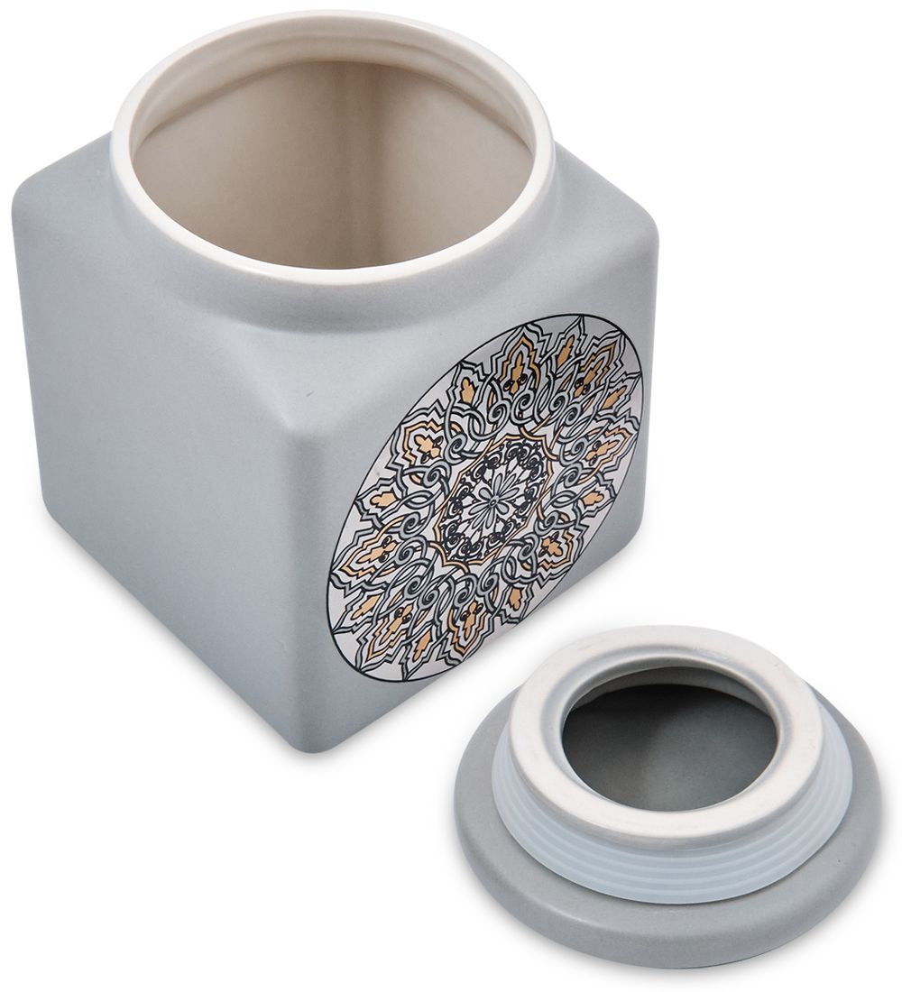 TJ-12/1 Керамическая банка бол. с крышкой