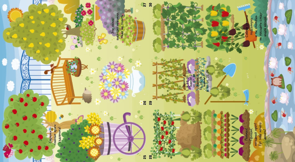 В саду! Книжки с клапанами