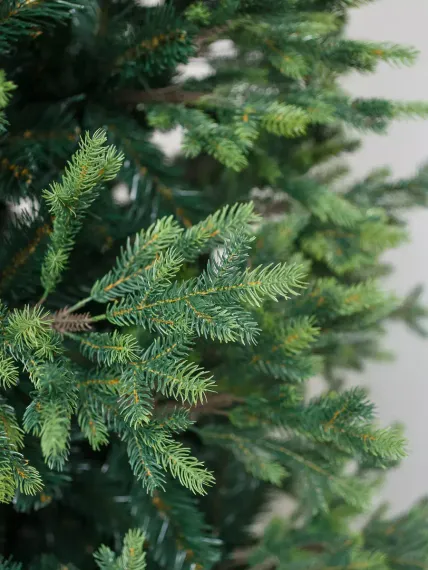 Интерьерная искусственная елка Сказочная Премиум 3,5 м., ствольная, Литая хвоя+ПВХ, Green Trees (GT3,5SK)