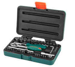S68H2141S Набор головок торцевых 1/4"DR Super Tech, 41 предмет