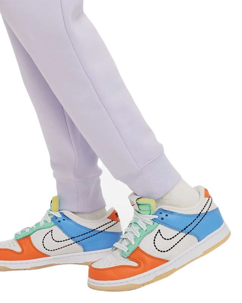 Брюки для девочки Nike Sportswear Fleece Pant LBR - oxygen purple/white