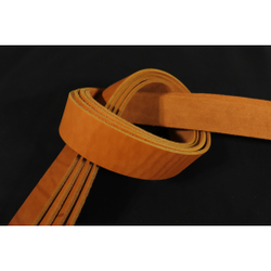 Ременная заготовка Рыжая гладкая