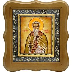 Григорий Синаит преподобный. Икона на холсте.