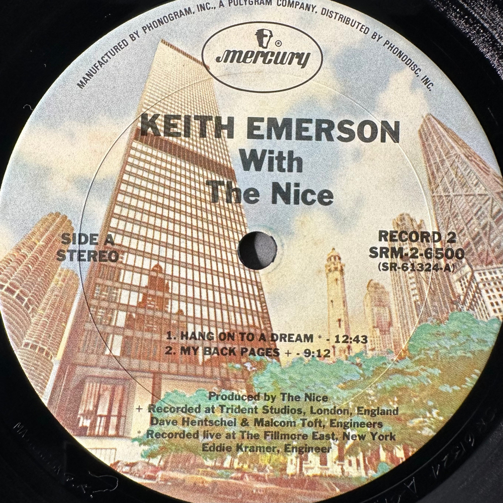 The Nice ‎– Keith Emerson With The Nice 2LP (США 1974г.)