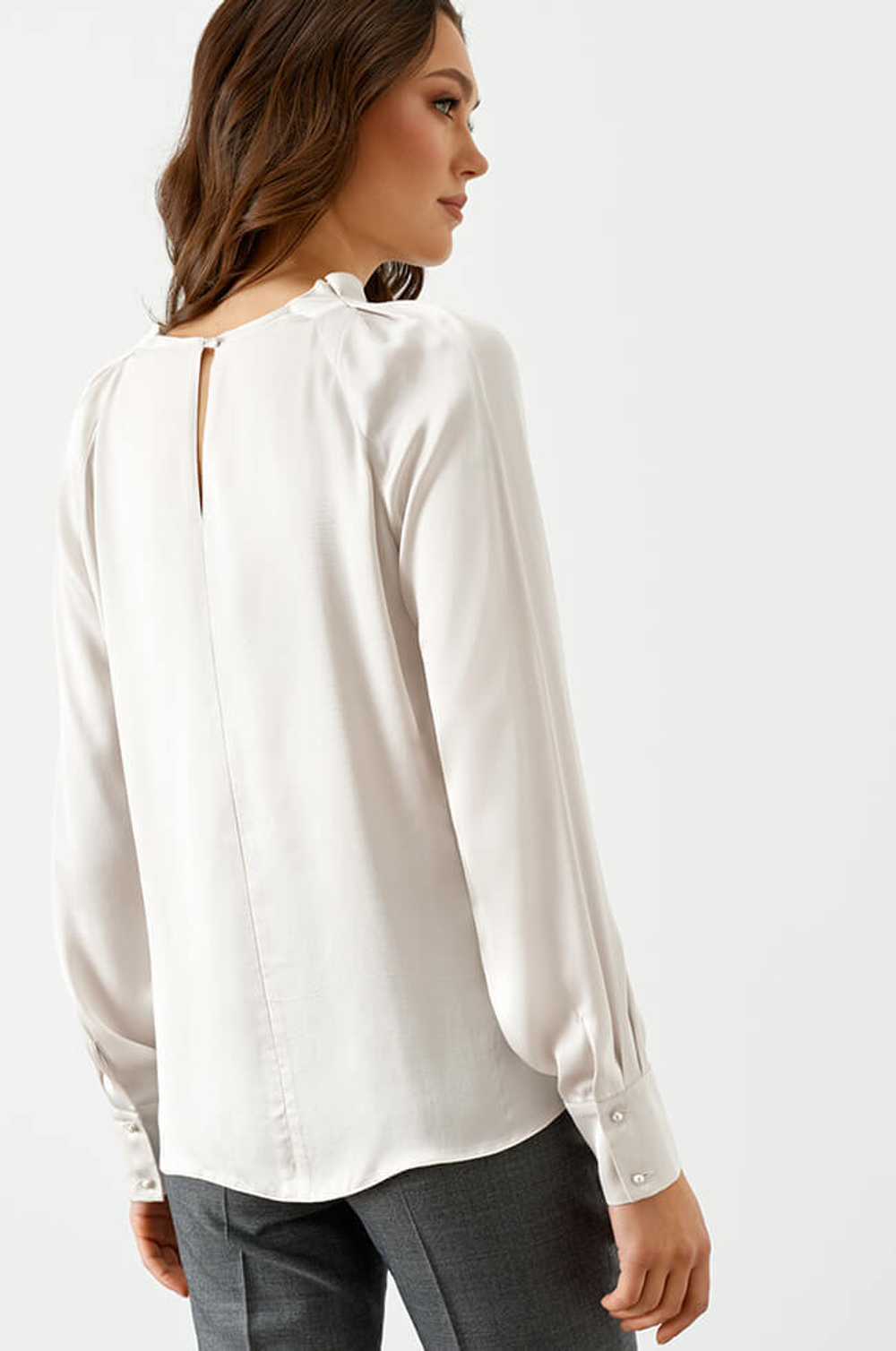 22792 Блузка женская (молочный)