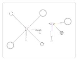 Ambrella Потолочный светодиодный светильник с пультом LineTech FL51631