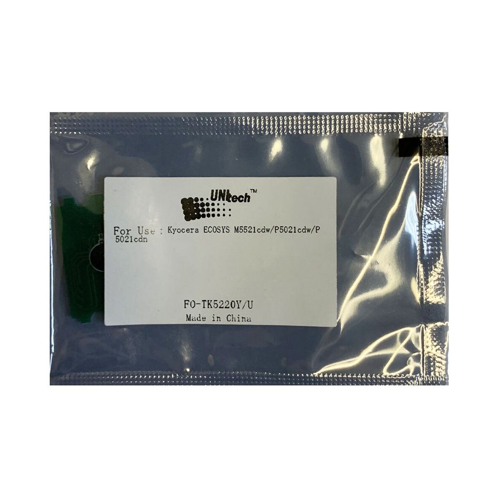 Чип к-жа (TK-5220Y) Kyocera P5021/M5521 (1.2K) yellow UNItech(Apex)
