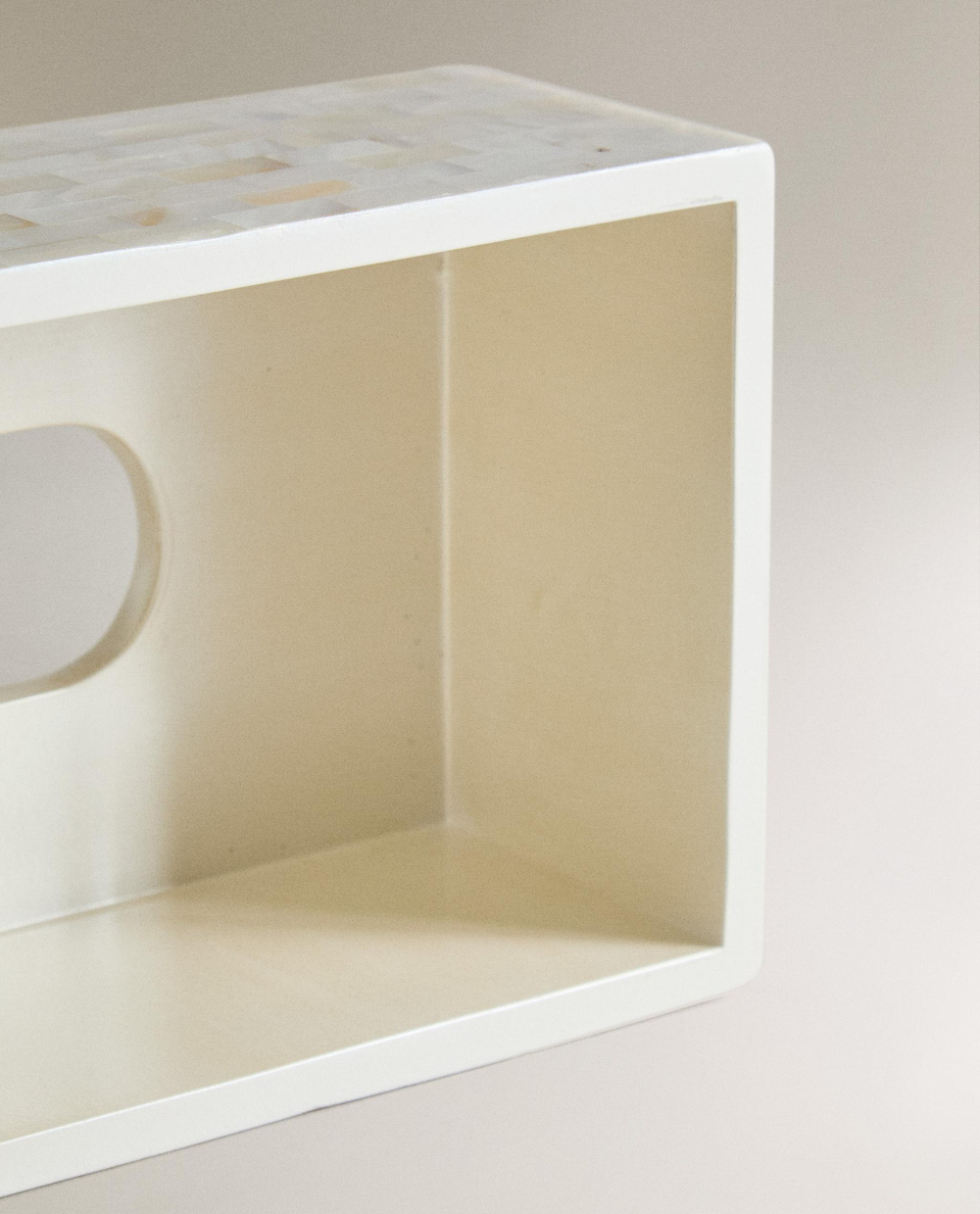 Zara Home салфетница, перламутр, светло-бежевый
