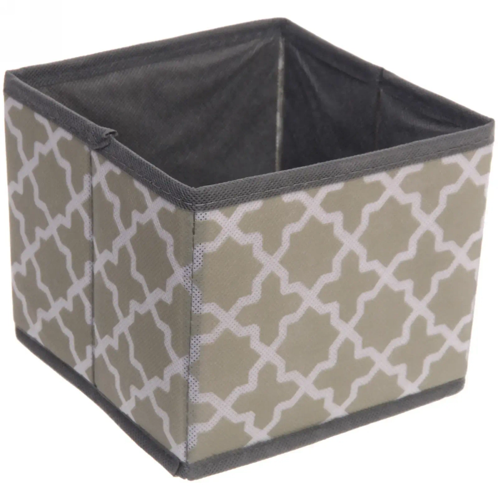 Короб - органайзер складной для хранения вещей «ЛОККИ», цвет бежевый, 15*15*13см