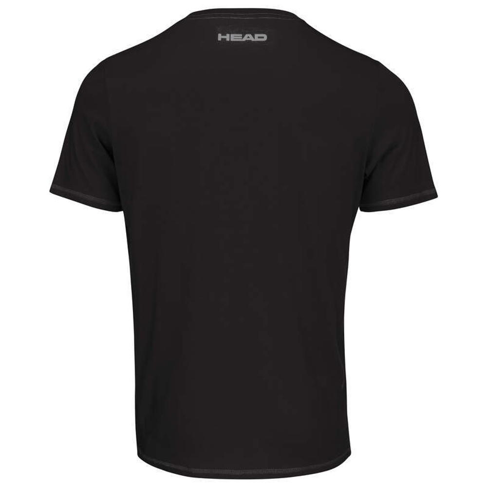 Футболка для мальчика теннисная Head Club Basic T-Shirt - черный