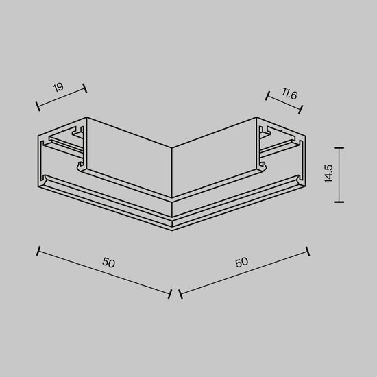 Комплектующие для трековой системы Technical TRA239CL-41B