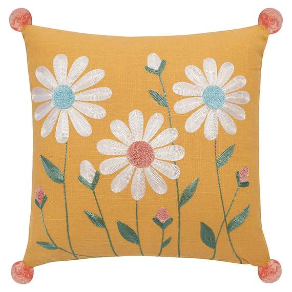 Подушка декоративная spring daisies из коллекции easter essential, 45х45 см