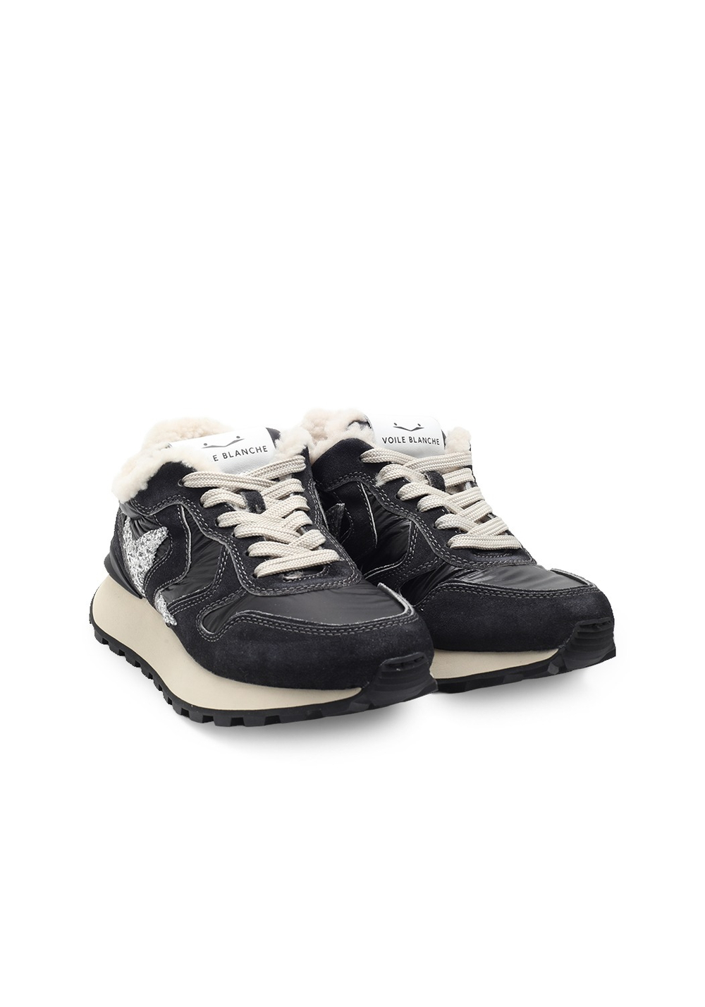 Кроссовки женские VOILE BLANCHE Paris Race Star Fur