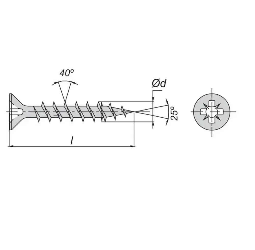 Саморезы Стройметиз универсальные 2.5х10, сталь, покрытие - цинк, 500 шт.