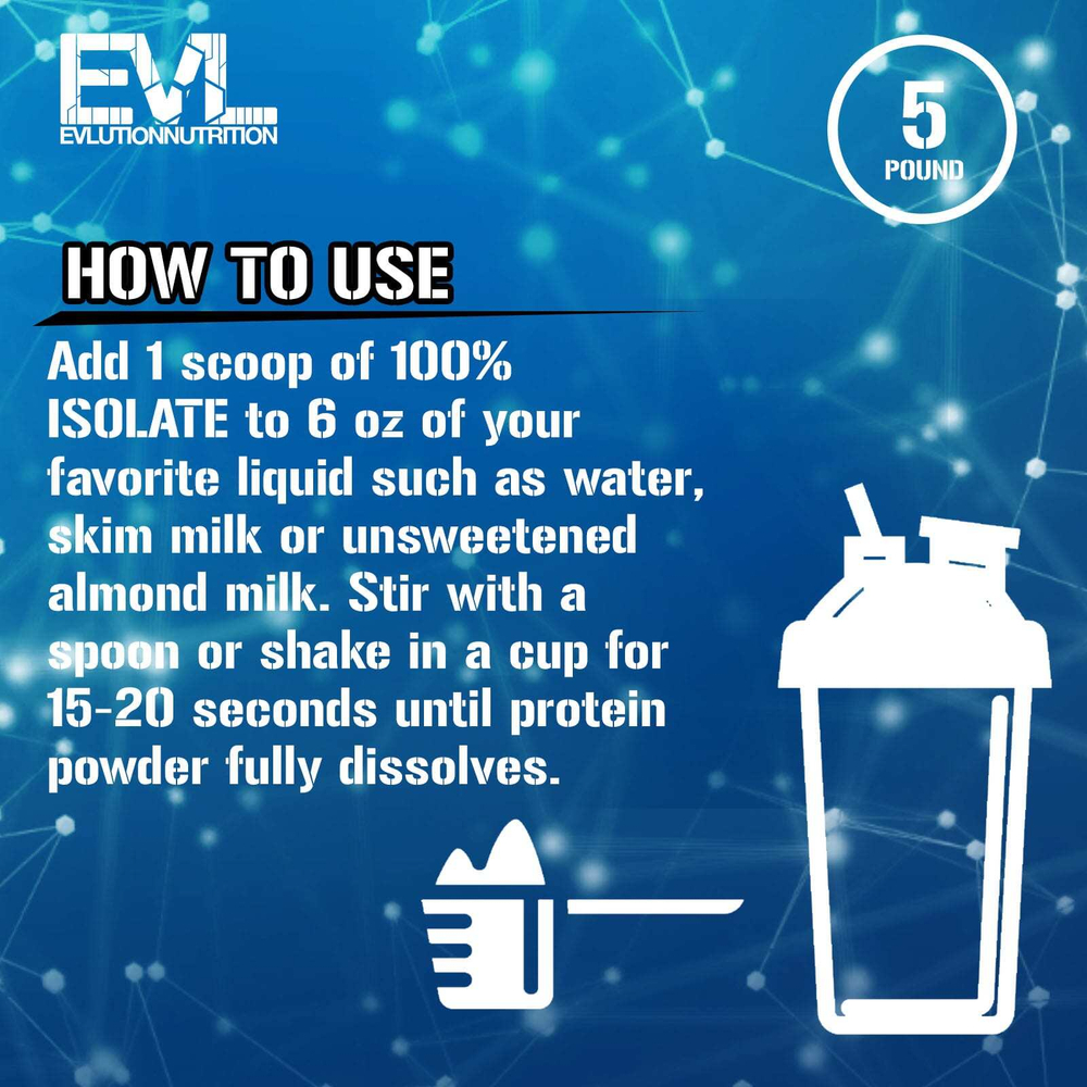 EVLution Nutrition, 100% изолят протеина, шоколадно-арахисовая паста, 2,268 кг (5 фунтов)