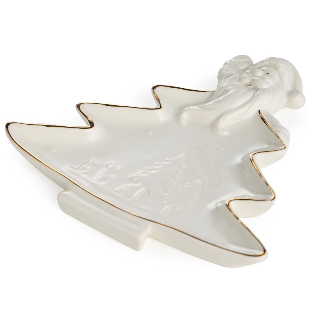 БЛЮДО СЕРВИРОВОЧНОЕ "ЕЛКА" 19*18*2 СМ