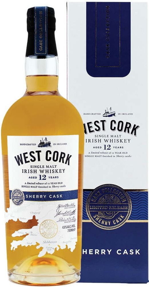 Виски West Cork Sherry Cask 12 Years, 0.7 л