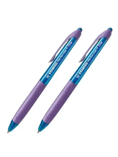Ручка шариковая "PERFORMER", F, синяя, корп.фиолетовый, 2 шт