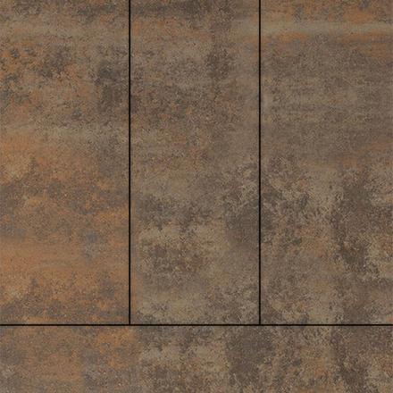 Тротуарная плитка ПРЯМОУГОЛЬНИК 900х300 мм - Листопад гладкий Клен