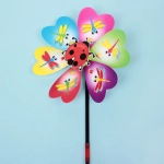 Ветрячок «Летняя полянка» d-22 см, 50 см, в ассортименте