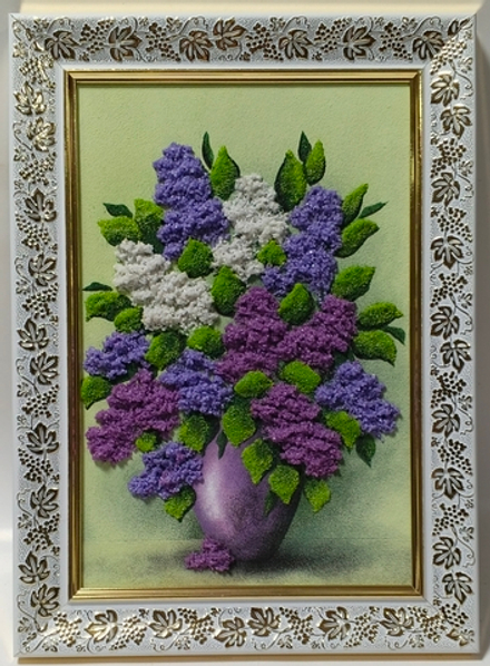 Картина " Сирень " 34-24см