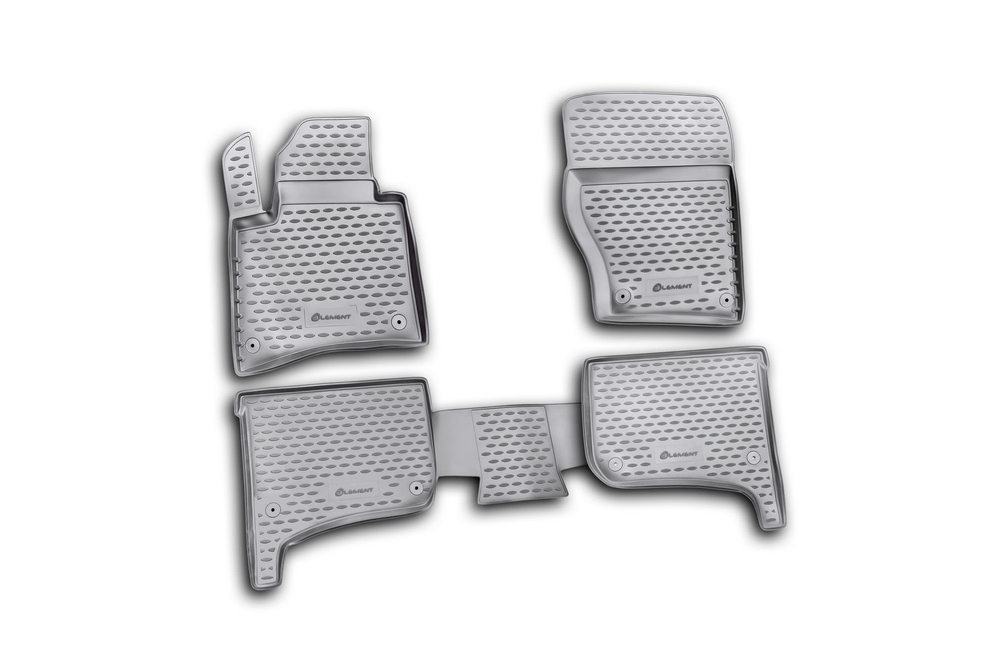 Коврики в салон VW Touareg II 2010-2015, 2015-03/2018, 4 шт. (полиуретан) Element.NLC.51.31.210KH
