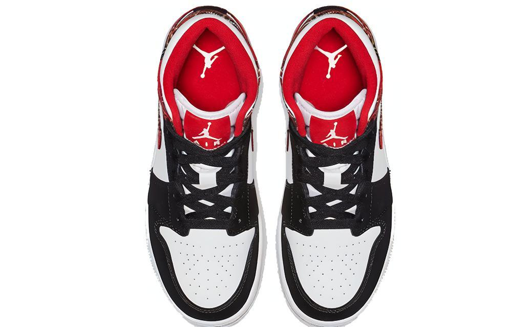 Air Jordan 1 Mid White Plaid GS