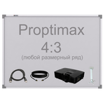Интерактивный комплект Proptimax k1 (60-75"; 4:3; 10 касаний), проектор ScreenPlay INFOCUS SP124