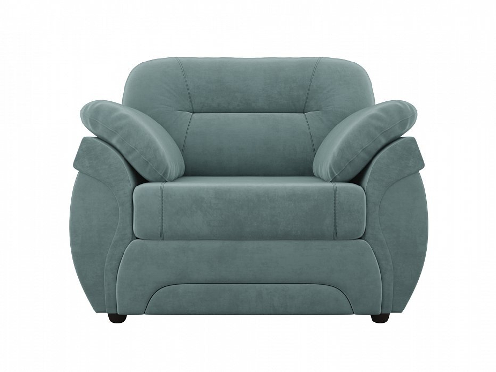 Кресло Бруклин, Бирюзовый, Велюр, 105710
