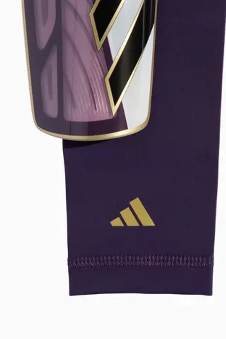 Футбольные щитки adidas Tiro League - фиолетовый