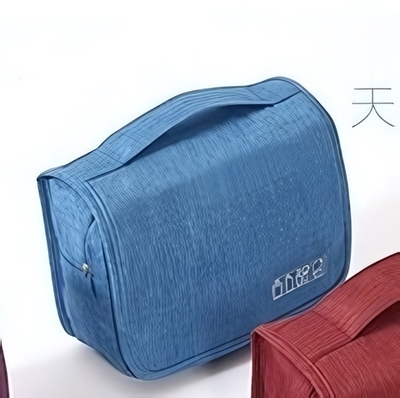 Косметичка - органайзер «Classic», цвет голубой, в склад. виде 20*24*9, в расклад. виде 42*24*9см (несессер)