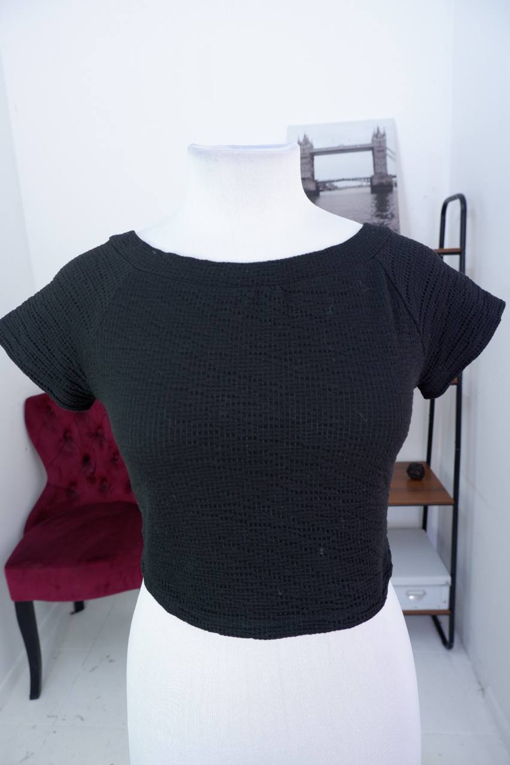 Топ Zara укороченный, маркировка S/M, визуально 44 размер