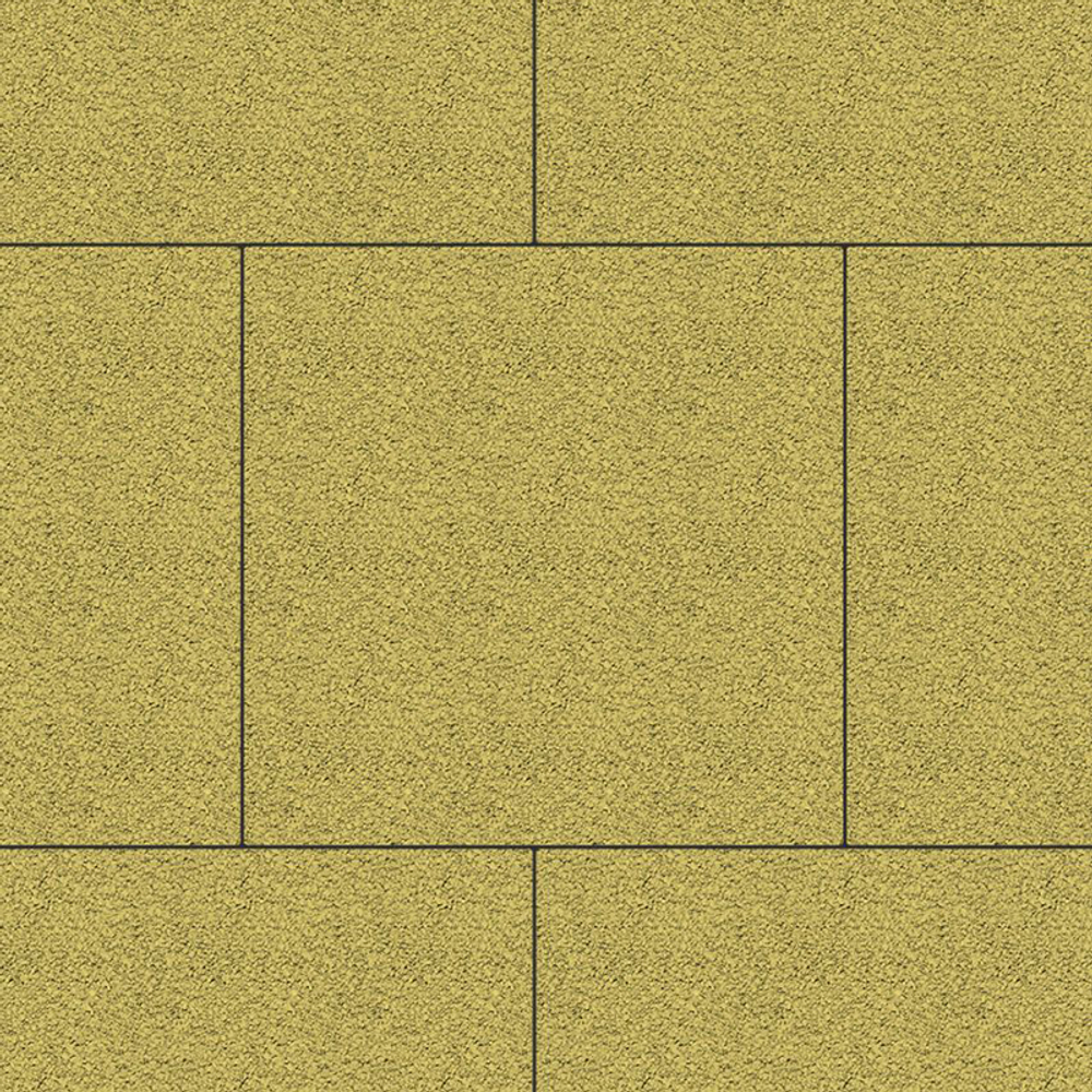 Тротуарная плитка КВАДРАТ 500х500 мм - Гранит Желтый