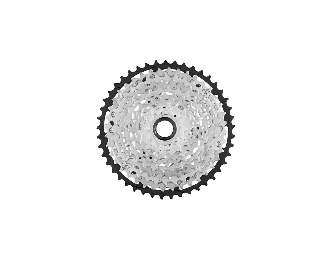 Кассета Shimano SLX, M7100, 12 скоростей, 10-45Т, черно-серебристая