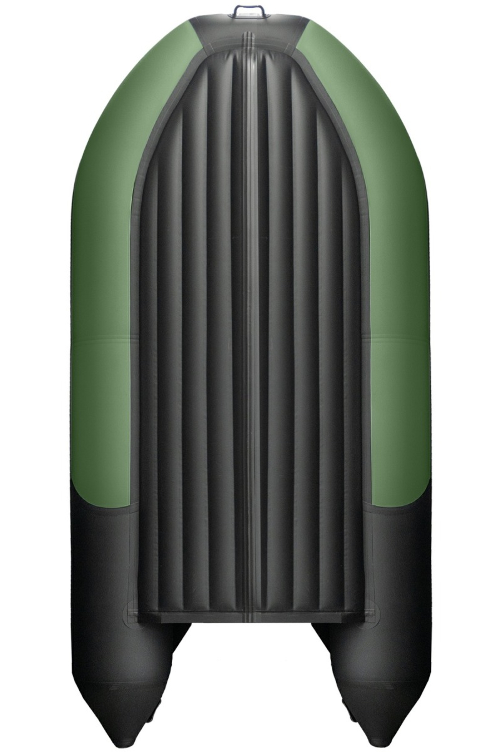 Ривьера-3600 НДНД Компакт зеленый-черный (лодка ПВХ под мотор)