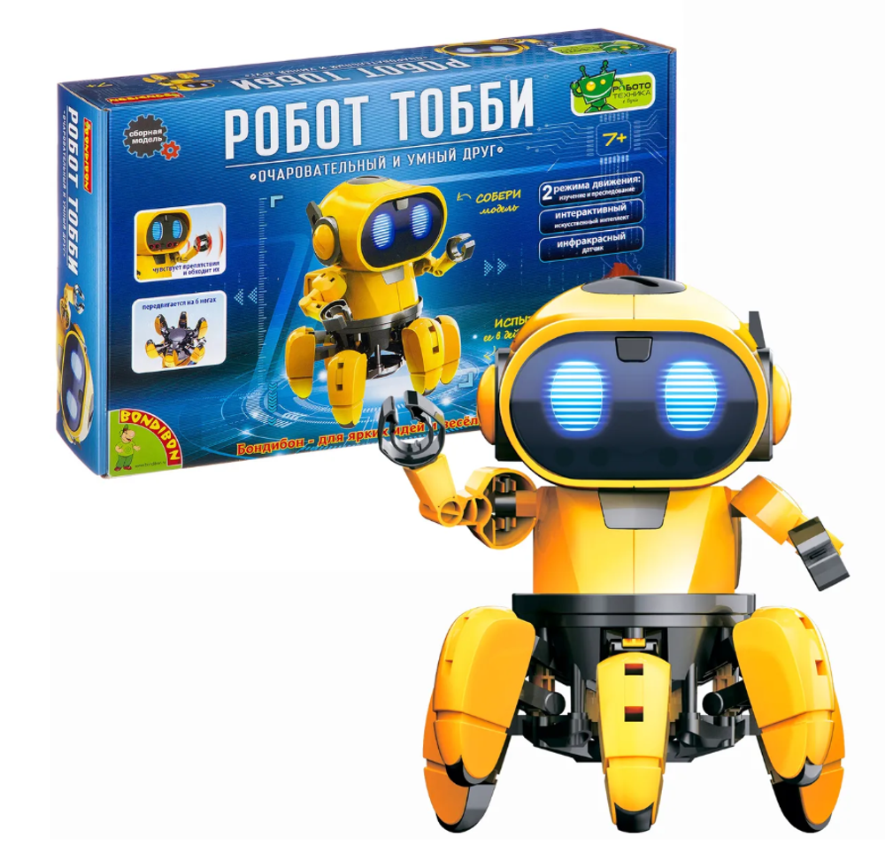 Интерактивная игрушка-конструктор Робот Тобби Bondibon