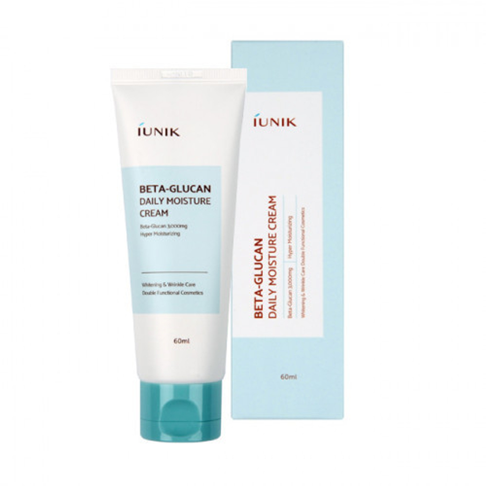 IUNIK Beta Glucan Daily Moisture Cream увлажняющий крем для лица с бета-глюканом