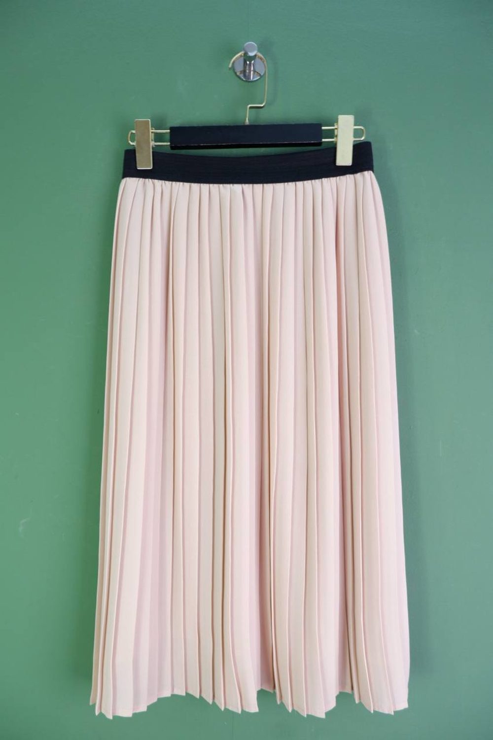 Юбка Kaos плиссе нежного цвета, маркировка М, визуально 46 размер