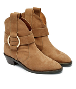 Кожаные ковбойки See By Chlo\u00e9 - бежевый(SB43000A 20021)