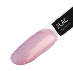 IQ Beauty Лак для ногтей профессиональный укрепляющий с биокерамикой #049, 12.5 мл Розовый, с мелким шиммером с голографическим эффектом