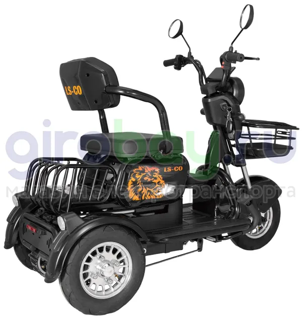 Электроскутер LS-CO KTX 1000W (60V/20Ah) - Черный фото №10