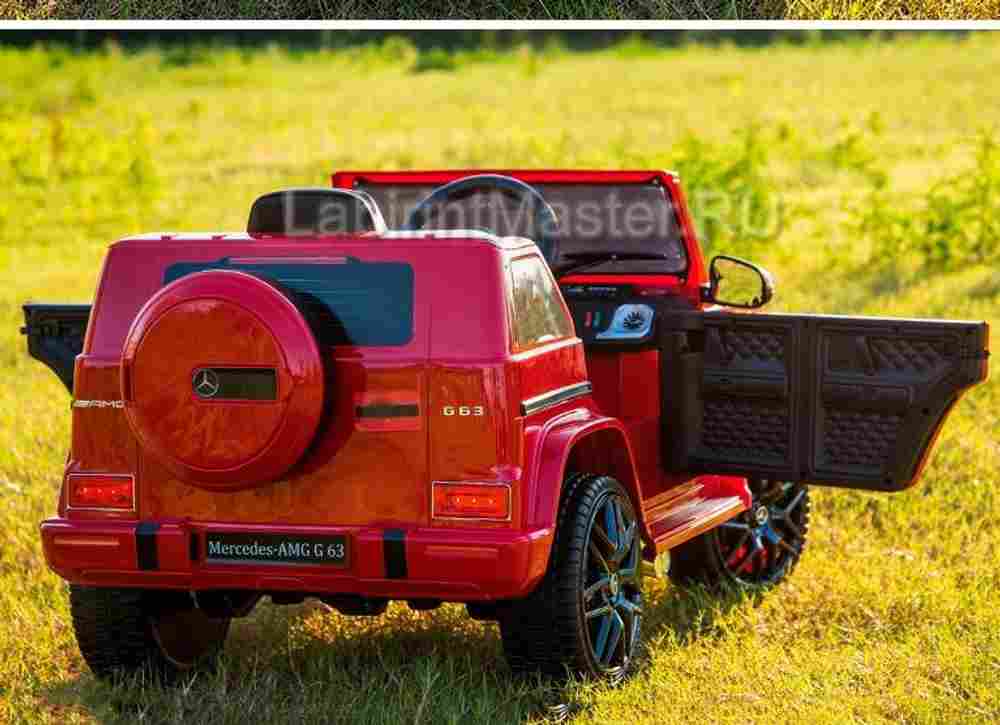 Детский электромобиль Mercedes-Benz AMG-G 63 красный