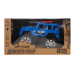 Джип на РУ 24,5*13*13см. движение вперед/назад, синий
