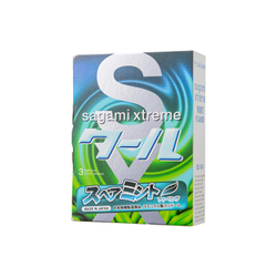 Презервативы Sagami Xtreme Mint с охлаждающим эффектом 3 шт.