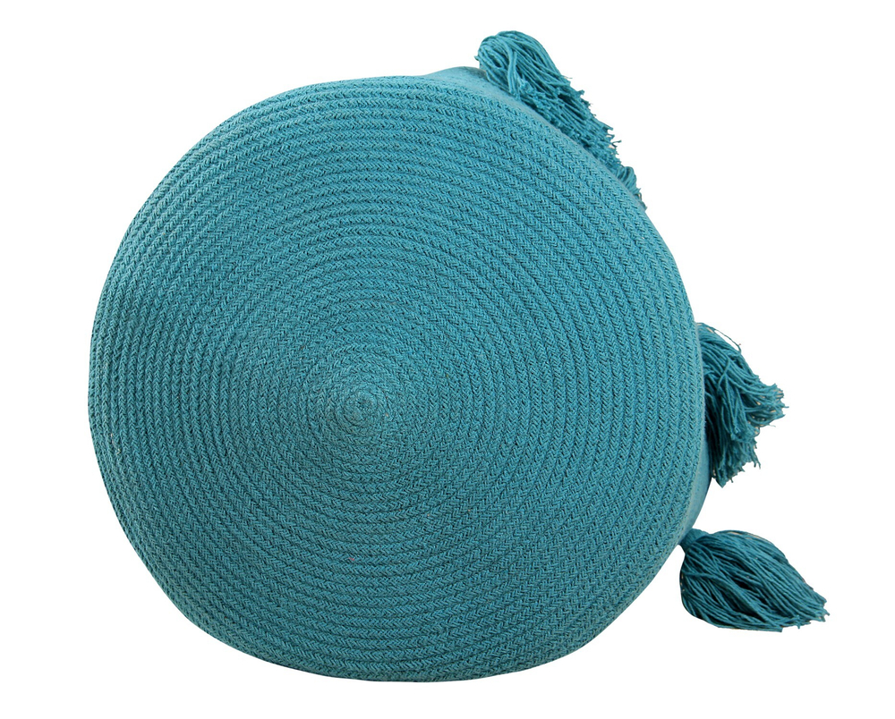 Корзина Lorena Canals Tassels Petroleum (30 x Ø45 см)