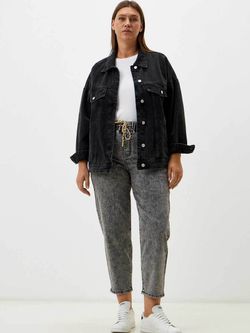 Джинсы на резинке больших размеров